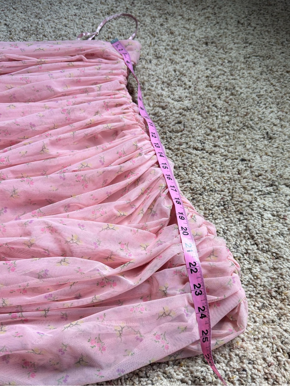 House of CB Pink Ruched Strapless Mini Dress - Picture 7 of 9